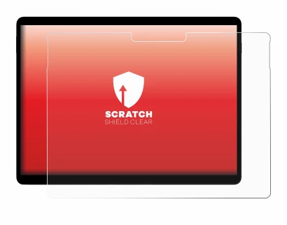 Image de l'appareil Microsoft Surface Pro X avec une grande variété de protections d'écran.