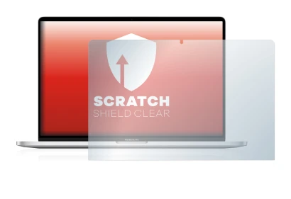 Image de l'appareil Apple MacBook Pro 16" 2019 avec une grande variété de protections d'écran.