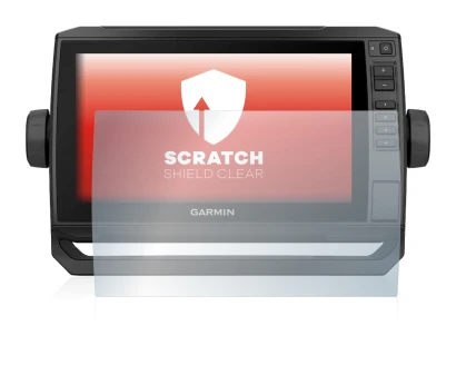 Image de l'appareil Garmin ECHOMAP UHD 92sv avec une grande variété de protections d'écran.