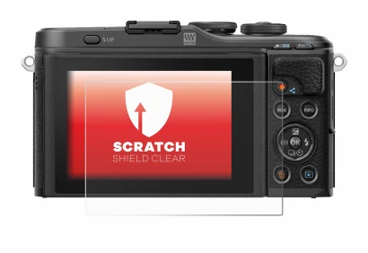 Image de l'appareil Olympus PEN E-PL10 avec une grande variété de protections d'écran.