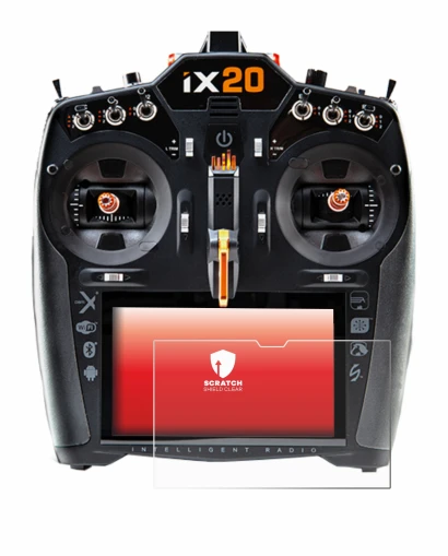 Image de l'appareil Spektrum iX20 avec une grande variété de protections d'écran.