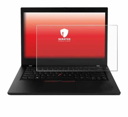 Image de l'appareil Lenovo ThinkPad L490 avec une grande variété de protections d'écran.