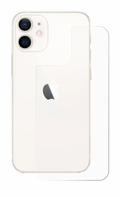 Image de l'appareil Apple iPhone 12 mini (Arrière) avec une grande variété de protections d'écran.