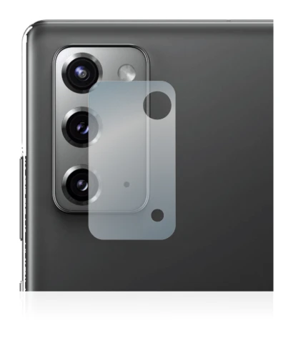 Image de l'appareil Samsung Galaxy Note 20 5G (Caméra UNIQUEMENT) avec une grande variété de protections d'écran.