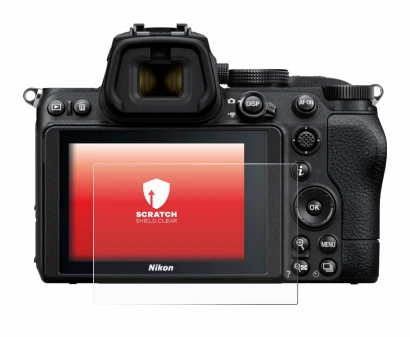 Image de l'appareil Nikon Z 5 avec une grande variété de protections d'écran.
