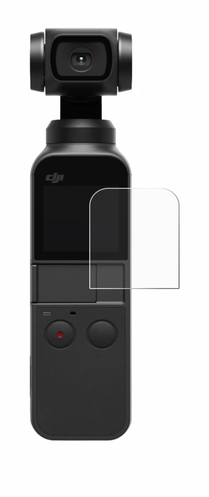 Image de l'appareil DJI Osmo Pocket 2 avec une grande variété de protections d'écran.