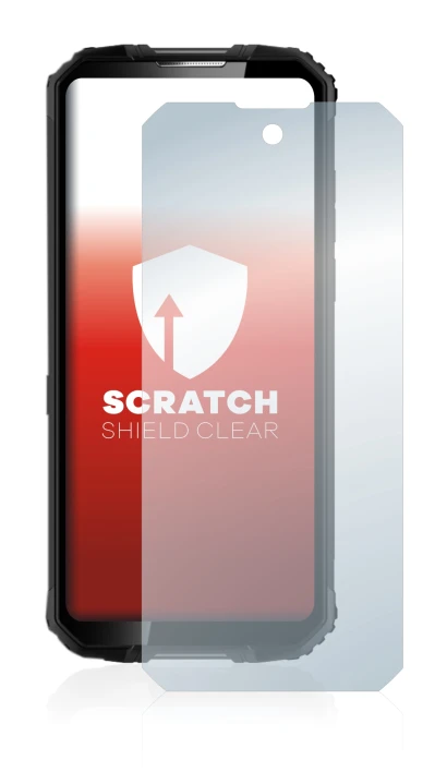 Image de l'appareil Oukitel WP10 5G avec une grande variété de protections d'écran.