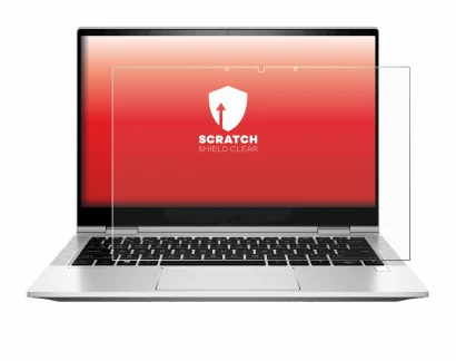 Image de l'appareil HP EliteBook x360 830 G8 avec une grande variété de protections d'écran.