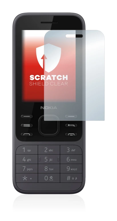 Image de l'appareil Nokia 6300 2020 avec une grande variété de protections d'écran.