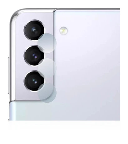 Image de l'appareil Samsung Galaxy S21 (Caméra UNIQUEMENT) avec une grande variété de protections d'écran.