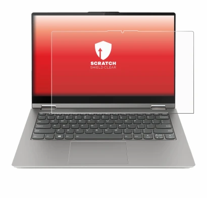 Image de l'appareil Lenovo ThinkBook 14s Yoga avec une grande variété de protections d'écran.