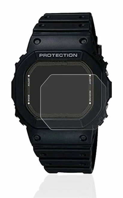 Image de l'appareil Casio G-Shock GW-5000-1JF avec une grande variété de protections d'écran.
