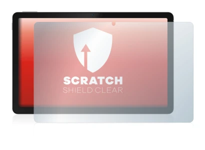 Image de l'appareil realme Pad avec une grande variété de protections d'écran.