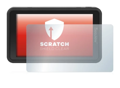 Image de l'appareil Desview R5 5.5" avec une grande variété de protections d'écran.