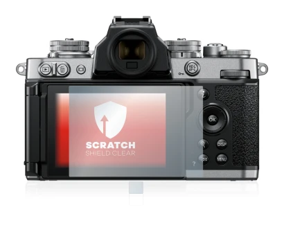 Image de l'appareil Nikon Z fc avec une grande variété de protections d'écran.