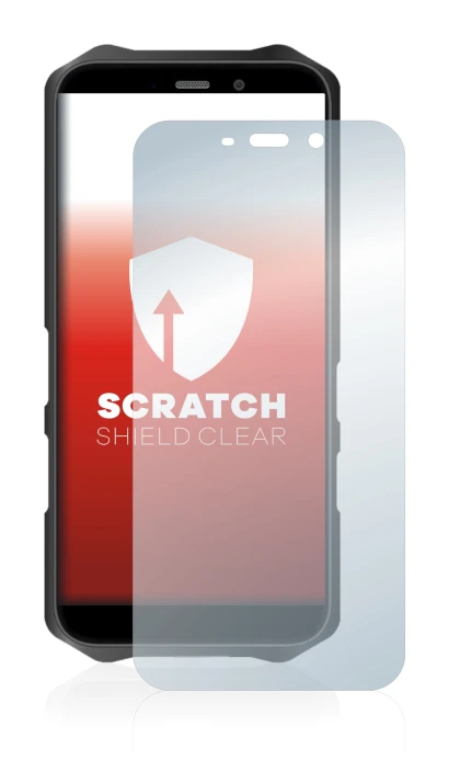 Image de l'appareil Oukitel WP12 Pro avec une grande variété de protections d'écran.