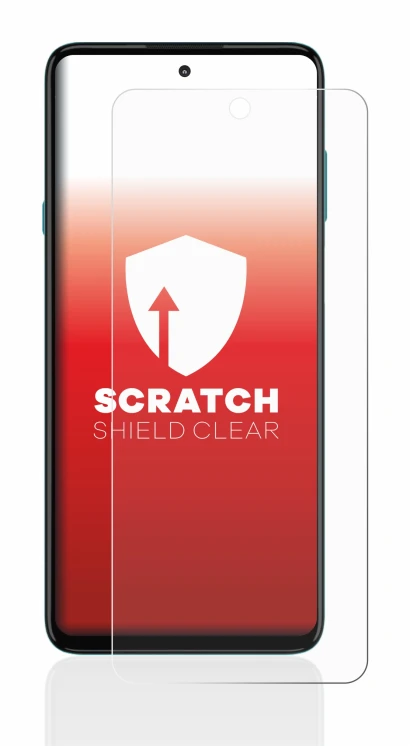 Image de l'appareil Motorola Edge 20 Lite avec une grande variété de protections d'écran.