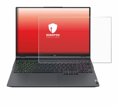 Image de l'appareil Lenovo Legion 5 Pro avec une grande variété de protections d'écran.