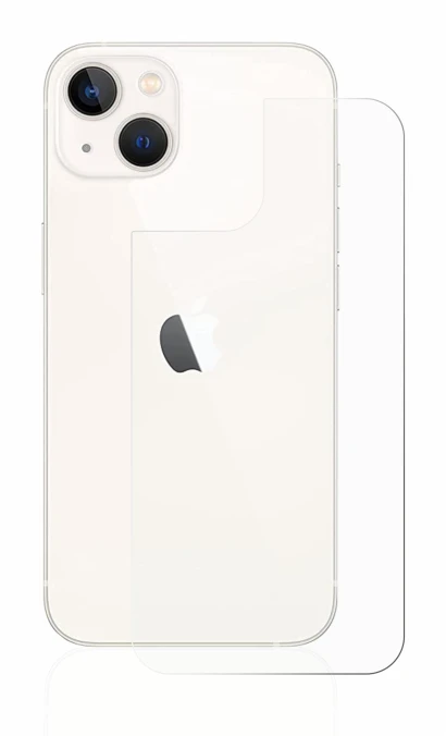 Image de l'appareil Apple iPhone 13 (Arrière) avec une grande variété de protections d'écran.