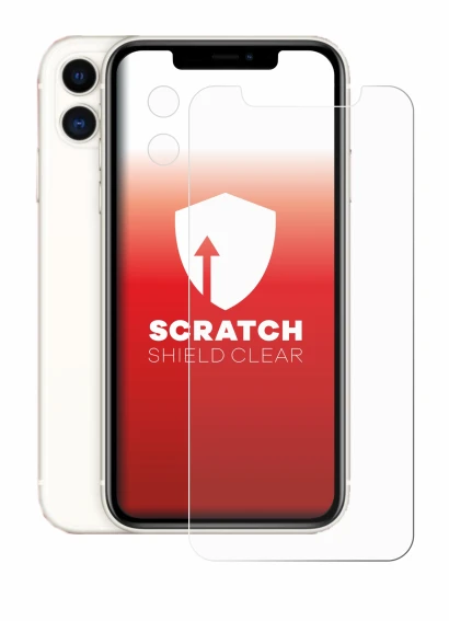 Image de l'appareil Apple iPhone 11 (Avant+Caméra) avec une grande variété de protections d'écran.