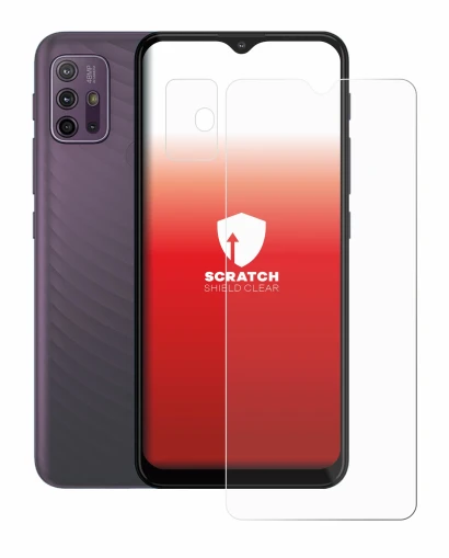 Image de l'appareil Motorola Moto G10 (Avant+Caméra) avec une grande variété de protections d'écran.
