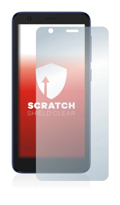 Image de l'appareil ZTE Blade L9 avec une grande variété de protections d'écran.