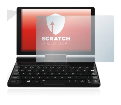 Image de l'appareil GPD Pocket 3 avec une grande variété de protections d'écran.