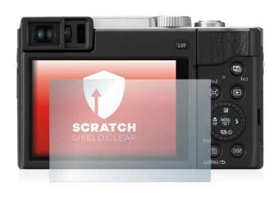 Image de l'appareil Panasonic Lumix DC-TZ95 avec une grande variété de protections d'écran.