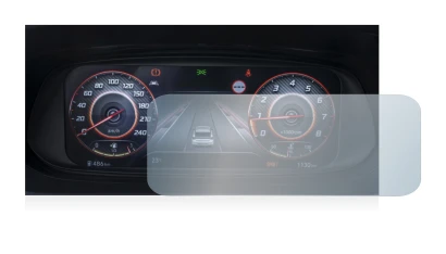 Image de l'appareil Hyundai i20N 2021 Cockpit avec une grande variété de protections d'écran.
