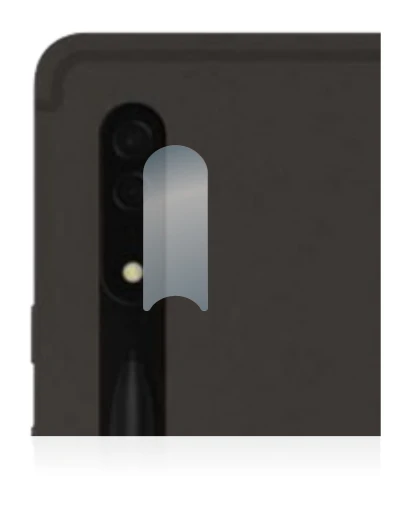 Image de l'appareil Samsung Galaxy Tab S8 Ultra 5G (Caméra UNIQUEMENT) avec une grande variété de protections d'écran.