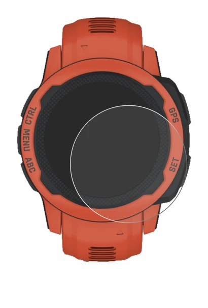 Image de l'appareil Garmin Instinct 2S avec une grande variété de protections d'écran.