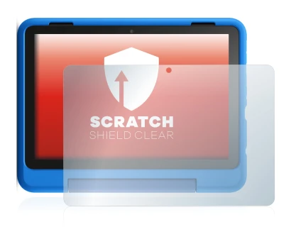 Image de l'appareil Amazon Fire HD 8 Kids Pro Edition 2021 (10ème Gen.) avec une grande variété de protections d'écran.