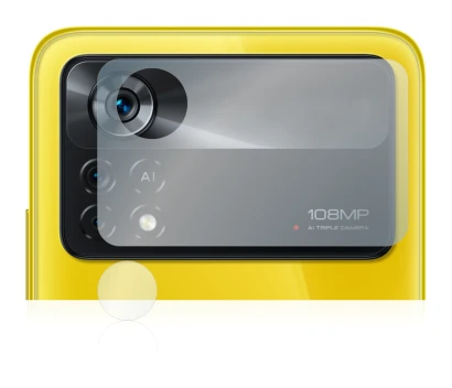 Image de l'appareil Xiaomi Poco X4 Pro 5G (Caméra UNIQUEMENT) avec une grande variété de protections d'écran.