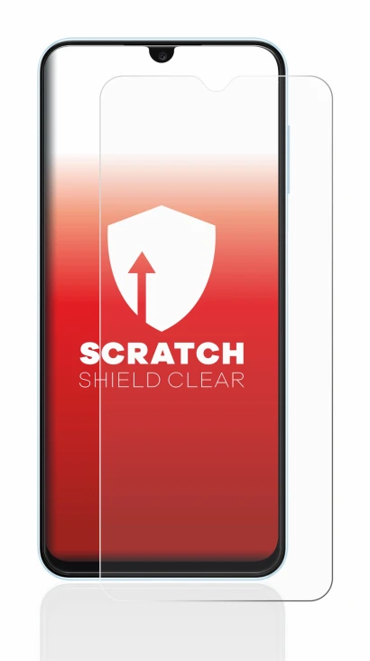 Image de l'appareil Samsung Galaxy A13 avec une grande variété de protections d'écran.