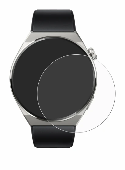 Image de l'appareil Huawei Watch GT 3 Pro Titanium (46mm) avec une grande variété de protections d'écran.