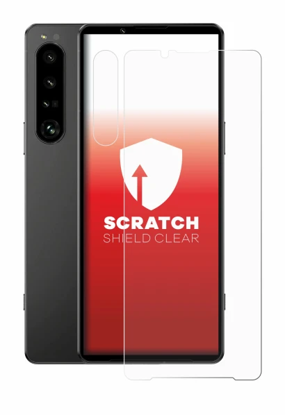Image de l'appareil Sony Xperia 1 IV (Avant+Caméra) avec une grande variété de protections d'écran.