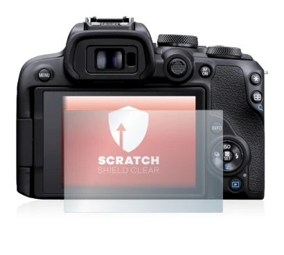 Image de l'appareil Canon EOS R10 avec une grande variété de protections d'écran.