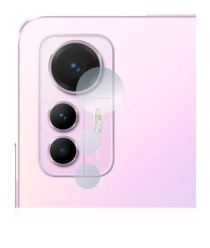 Image de l'appareil Xiaomi 12 Lite (Caméra UNIQUEMENT) avec une grande variété de protections d'écran.