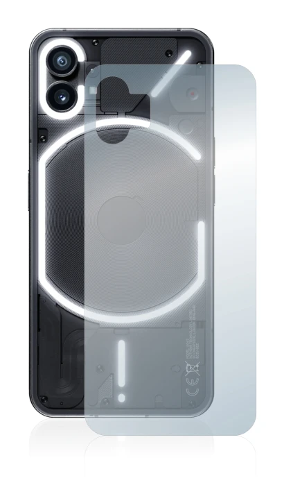 Image de l'appareil Nothing Phone (1) (Arrière) avec une grande variété de protections d'écran.