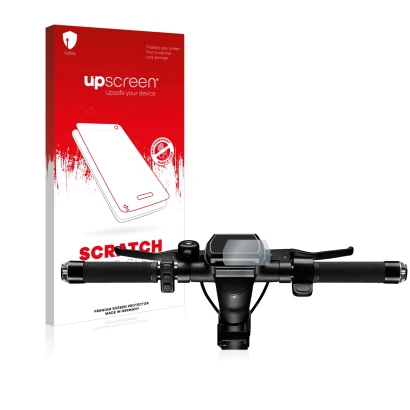 Face avant d’un emballage produit avec le logo de la marque upscreen. À côté, l’appareil SoFlow SO4 Pro (2e Gen.) est représen