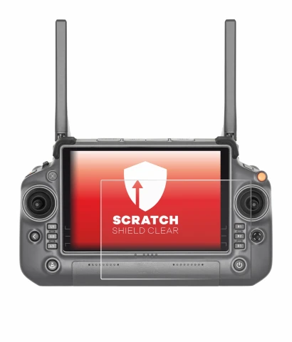 Image de l'appareil DJI RC Plus avec une grande variété de protections d'écran.