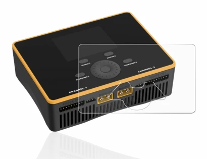 Image de l'appareil Junsi iCharger DX8 Duo avec une grande variété de protections d'écran.
