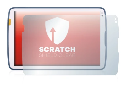 Image de l'appareil Zebra ET45 10.1" avec une grande variété de protections d'écran.