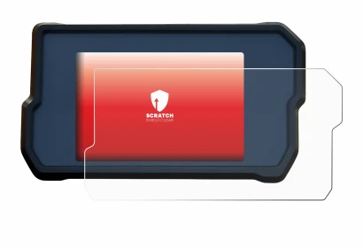 Image de l'appareil KTM 390 Duke 2019 avec une grande variété de protections d'écran.