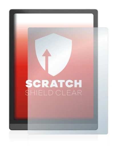Image de l'appareil Boox Tab X avec une grande variété de protections d'écran.