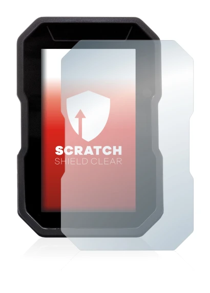 Image de l'appareil Ducati DesertX 2022 avec une grande variété de protections d'écran.