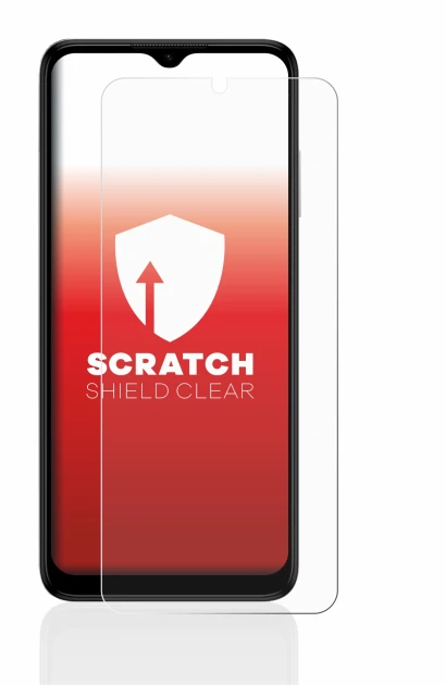 Image de l'appareil Nokia G22 avec une grande variété de protections d'écran.