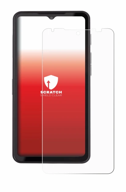 Image de l'appareil Caterpillar Cat S75 avec une grande variété de protections d'écran.