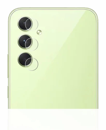 Image de l'appareil Samsung Galaxy A54 5G (Caméra UNIQUEMENT) avec une grande variété de protections d'écran.