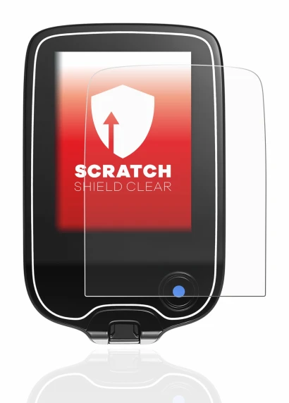 Image de l'appareil Freestyle Libre 3 avec une grande variété de protections d'écran.